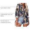 Zeagoo Women Button Down Shirts Oversized Long Sleeve Blouses with Pocket(B-zr220)