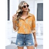 Zeagoo Women Button Down Shirts Oversized Long Sleeve Blouses with Pocket(Cx294)