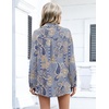 Zeagoo Women Button Down Shirts Oversized Long Sleeve Blouses with Pocket(Mz919)