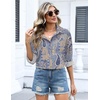 Zeagoo Women Button Down Shirts Oversized Long Sleeve Blouses with Pocket(Mz919)