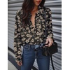 Zeagoo Women Button Down Shirts Oversized Long Sleeve Blouses with Pocket(Sf209)