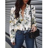 Zeagoo Women Button Down Shirts Oversized Long Sleeve Blouses with Pocket(Sp99)
