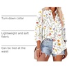Zeagoo Women Button Down Shirts Oversized Long Sleeve Blouses with Pocket(Xh403)