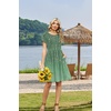 Zeagoo Women Summer Dress 2026 Short Sleeve Aline Mini Dresses with Pockets Casual Swing Tshirt Dress Vocation Beach Sundress(Xh509)