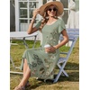 Zeagoo Womens Casual Dress for Summer Loose Hankerchief Flare Midi Sundress(Wf171)