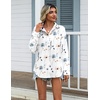 Zeagoo Womens Cotton Button Down Shirts Long Sleeve Collared Blouse S-3XL(Bf290)