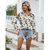 Zeagoo Womens Cotton Button Down Shirts Long Sleeve Collared Blouse S-3XL(Sf335)