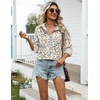 Zeagoo Womens Cotton Button Down Shirts Long Sleeve Collared Blouse S-3XL(Xh397)