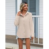 Zeagoo Womens Cotton Button Down Shirts Long Sleeve Collared Blouse S-3XL(Z-champagne)