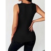 Zeagoo Womens Sleeveless Scoop Neck Tank Tops Ribbed Fitted Basic Tops 2026(A1-black)