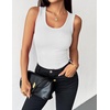 Zeagoo Womens Sleeveless Scoop Neck Tank Tops Ribbed Fitted Basic Tops 2026(A1-white)