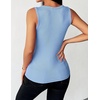 Zeagoo Womens Sleeveless Scoop Neck Tank Tops Ribbed Fitted Basic Tops 2026(Blue)