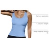 Zeagoo Womens Sleeveless Scoop Neck Tank Tops Ribbed Fitted Basic Tops 2026(Blue)