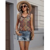 Zeagoo Womens Sleeveless Tank Tops Crew Neck Loose Fit Button Summer Tops(A Mz721)