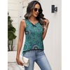Zeagoo Womens Sleeveless Tank Tops Crew Neck Loose Fit Button Summer Tops(A Mz858)