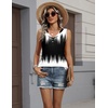 Zeagoo Womens Sleeveless Tank Tops Crew Neck Loose Fit Button Summer Tops(Jb204)