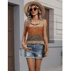 Zeagoo Womens Sleeveless Tank Tops Crew Neck Loose Fit Button Summer Tops(Jh398)
