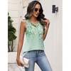 Zeagoo Womens Sleeveless Tank Tops Crew Neck Loose Fit Button Summer Tops(S242)