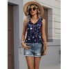 Zeagoo Womens Sleeveless Tank Tops Crew Neck Loose Fit Button Summer Tops(Sf180)
