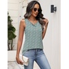 Zeagoo Womens Sleeveless Tank Tops Crew Neck Loose Fit Button Summer Tops(Striped Flower)