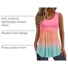 Zeagoo Womens Summer Sleeveless Tank Tops Crew Neck Babydoll Casual Tops(Sunset Ombre)