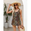 Zeagoo Women’s Summer Tank Tops Pleated Square Neck Flowy Tunic Top(Mz721)