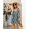 Zeagoo Women’s Summer Tank Tops Pleated Square Neck Flowy Tunic Top(Mz779)
