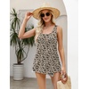 Zeagoo Women’s Summer Tank Tops Pleated Square Neck Flowy Tunic Top(Sf154)