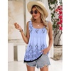 Zeagoo Women’s Summer Tank Tops Pleated Square Neck Flowy Tunic Top(Sf166)