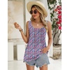 Zeagoo Women’s Summer Tank Tops Pleated Square Neck Flowy Tunic Top(Xh481)