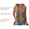 Zeagoo Womens Tank Tops 2026 Sleeveless Pleated V Neck Loose Fit Summer Clothes Flowy Boho Shirts(Floral Mz721)