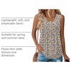 Zeagoo Womens Tank Tops 2026 Sleeveless Pleated V Neck Loose Fit Summer Clothes Flowy Boho Shirts(Floral Xh498)