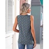 Zeagoo Womens Tank Tops 2026 Summer Pleated Scoop Neck Sleeveless Lace Crochet Boho Tops Dressy Casual Loose Fit Blouses(Blue Pink Green Black Flower)