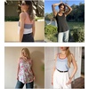 Zeagoo Womens Tank Tops Flowy Loose Fit Scoop Neck Casual Summer Tops Curvy Hem(Black)