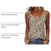 Zeagoo Womens Tank Tops Flowy Loose Fit Scoop Neck Casual Summer Tops Curvy Hem(Black Flower)