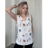 Zeagoo Womens Tank Tops Pleated V Neck Business Casual Sleeveless Shirts Trendy Dressy Textured Summer Work Blouse(Bf290 Floral)