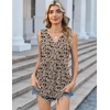 Zeagoo Womens Tank Tops Sleeveless Peplum V Neck Babydoll Casual Flowy Boho Beach Summer Shirts(Floral Sf154)