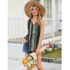 Zeagoo Womens Tank Tops Sleeveless Peplum V Neck Babydoll Casual Flowy Boho Beach Summer Shirts(Print Cx289)