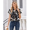 Zeagoo Womens Tops Short Sleeve Shirt Button Down V Neck Casual Blouse 2026(Multicolor312)