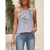 Zeagoo Womens Tops Summer Pleated Sleeveless Tank Top(Dh62)