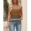 Zeagoo Womens Tops Summer Pleated Sleeveless Tank Top(Jh398)