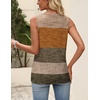 Zeagoo Womens Tops Summer Pleated Sleeveless Tank Top(Jh398)