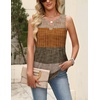 Zeagoo Womens Tops Summer Pleated Sleeveless Tank Top(Jh398)