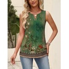 Zeagoo Womens Tops Summer Pleated Sleeveless Tank Top(Mz839)