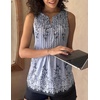 Zeagoo Womens Tops Summer Pleated Sleeveless Tank Top(Sf166)