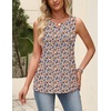 Zeagoo Womens Tops Summer Pleated Sleeveless Tank Top(Xh498)