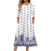 White Ethnic Print