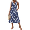 Navy Hawaiian Floral