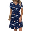 Navy Blue Floral