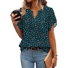 Dark Green Floral